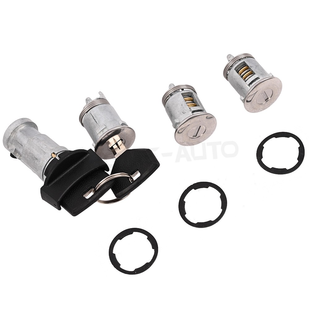 For 1991-1995 Jeep Cherokee Ignition Switch Cylinder & Door Lock Set