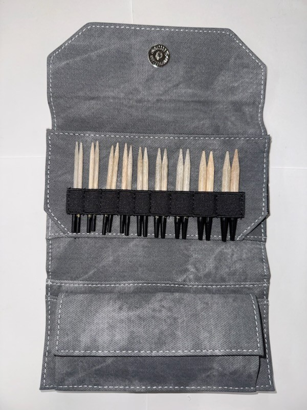 Lykke 3.5" Interchangeable Needle Set-Grey Denim Case