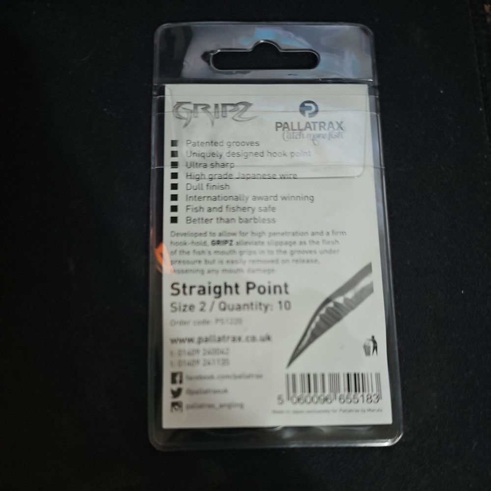Pallatrax Gripz Straight Point Size 2