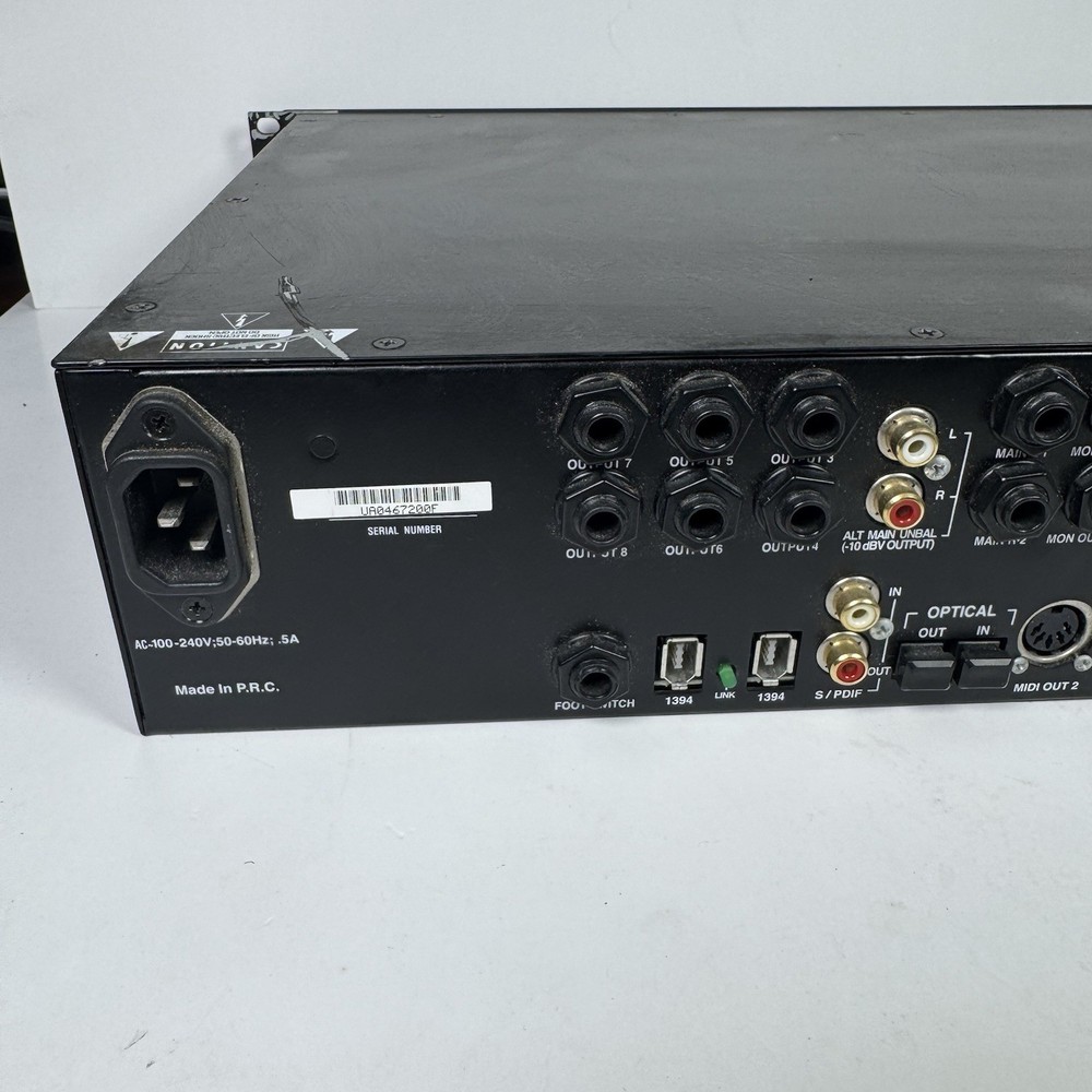 Digidesign Digi 002 Rack Firewire Audio Midi Digital Recording Interface MX002RK