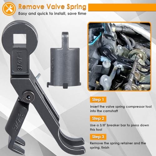 Rocker Arm Remover Installer & Valve Spring Compressor Tool for Chrysler,