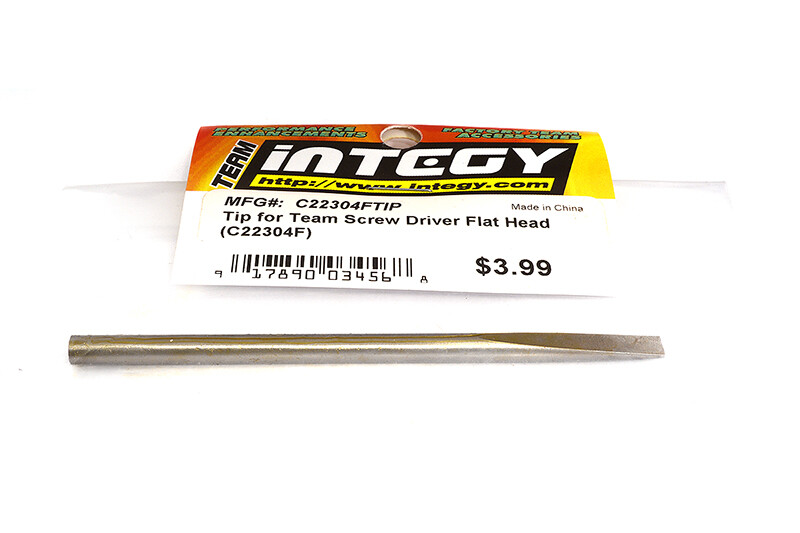 Tip for 5mm Team Screw Driver Flat Head