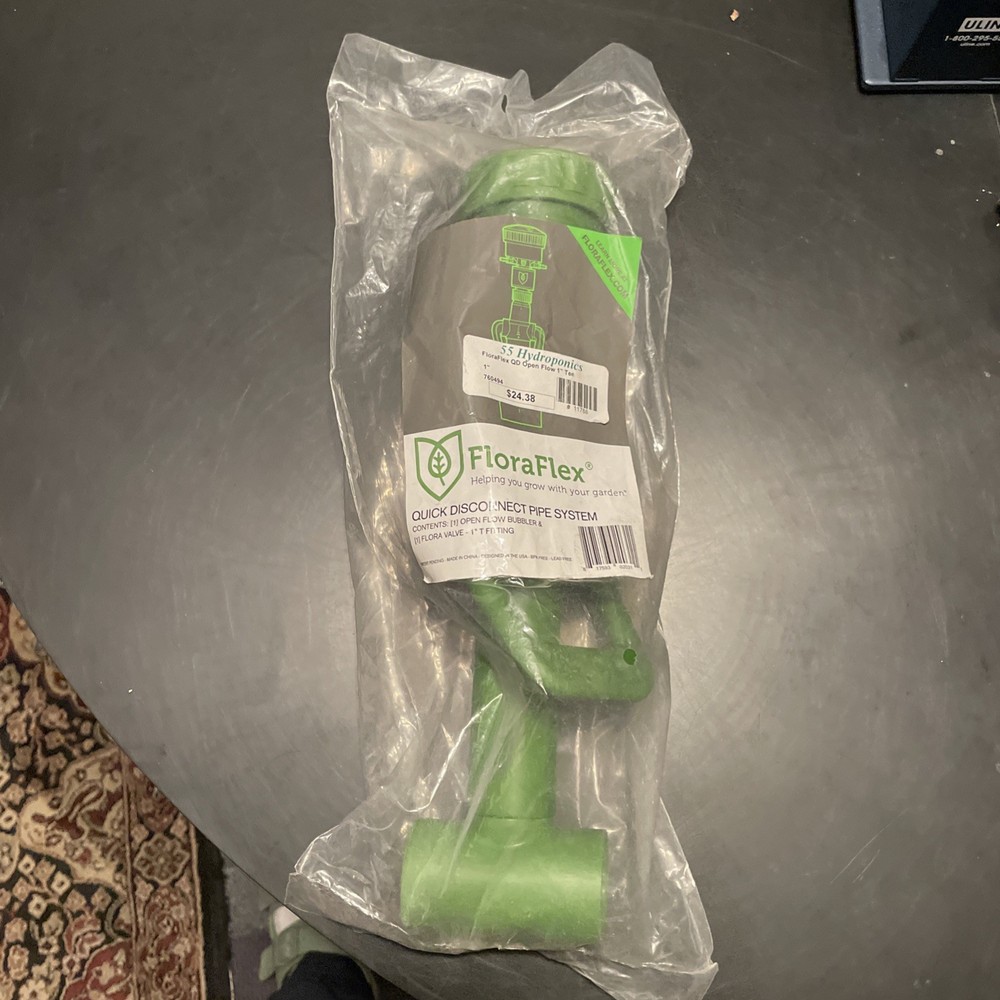 FloraFlex Quick Disconnect Pipe System Open Flow - 1" Tee