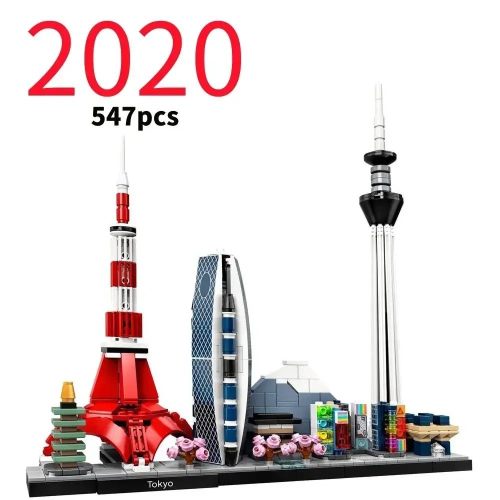 ARCHITECTURE: - Tokyo 21051 Complete Bricks - New Sealed (bagged)