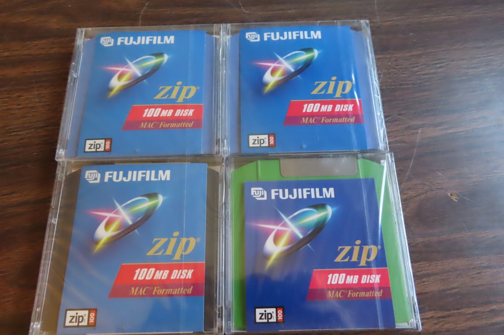 Fujifilm 100MB Mac Formatted Zip Disc New Sealed (4)