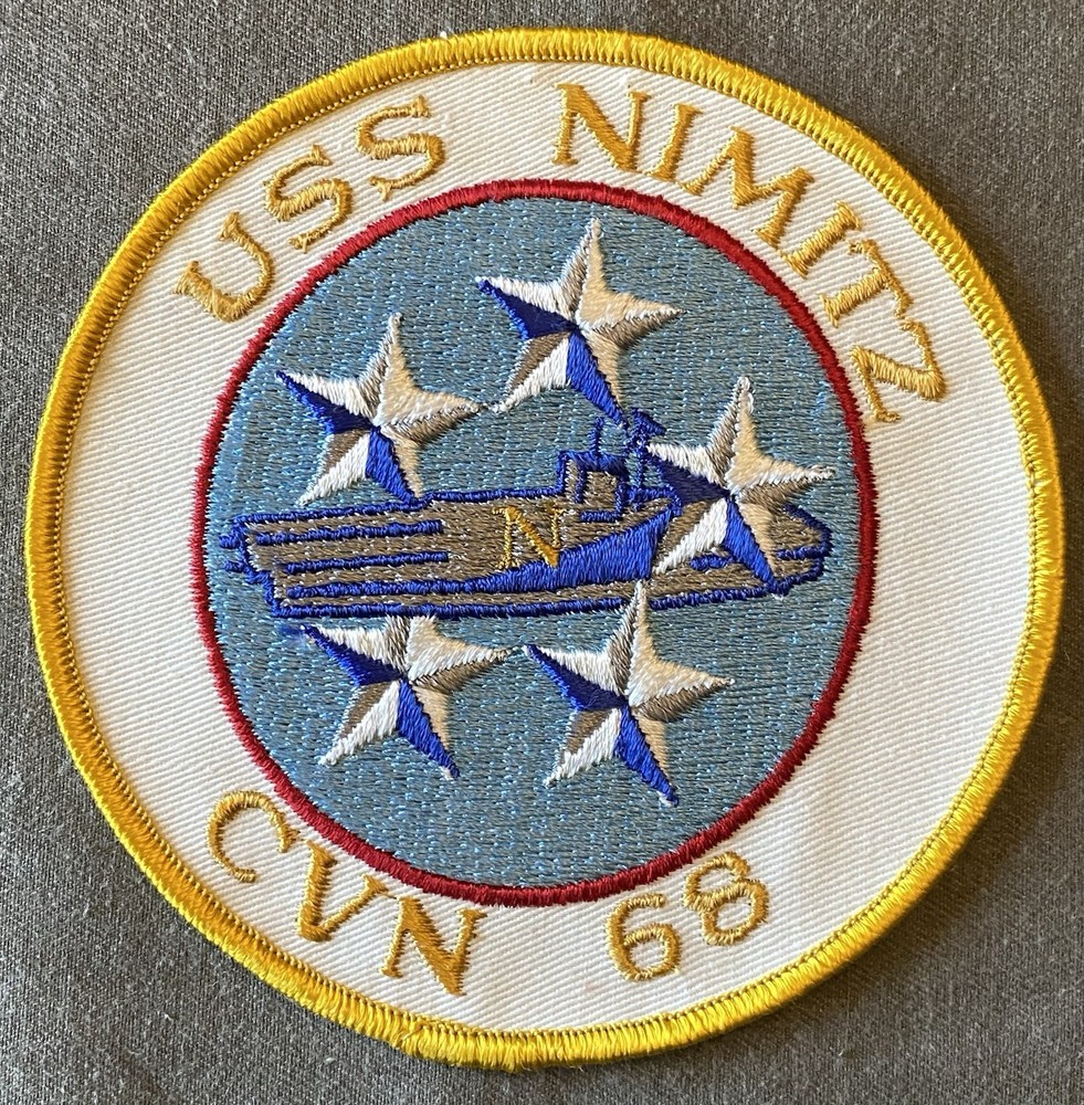 US Navy USS Nimitz (CVN-68) Ship Jacket Patch USN