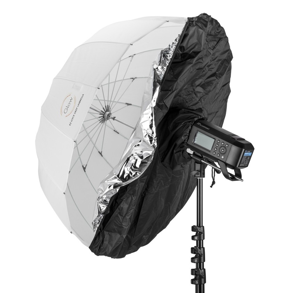 Glow Easy Lock 33" Translucent Umbrella Black Panel