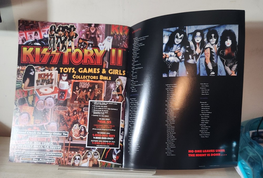 KISS 1998-1999 PSYCHO CIRCUS WORLD TOUR CONCERT PROGRAM