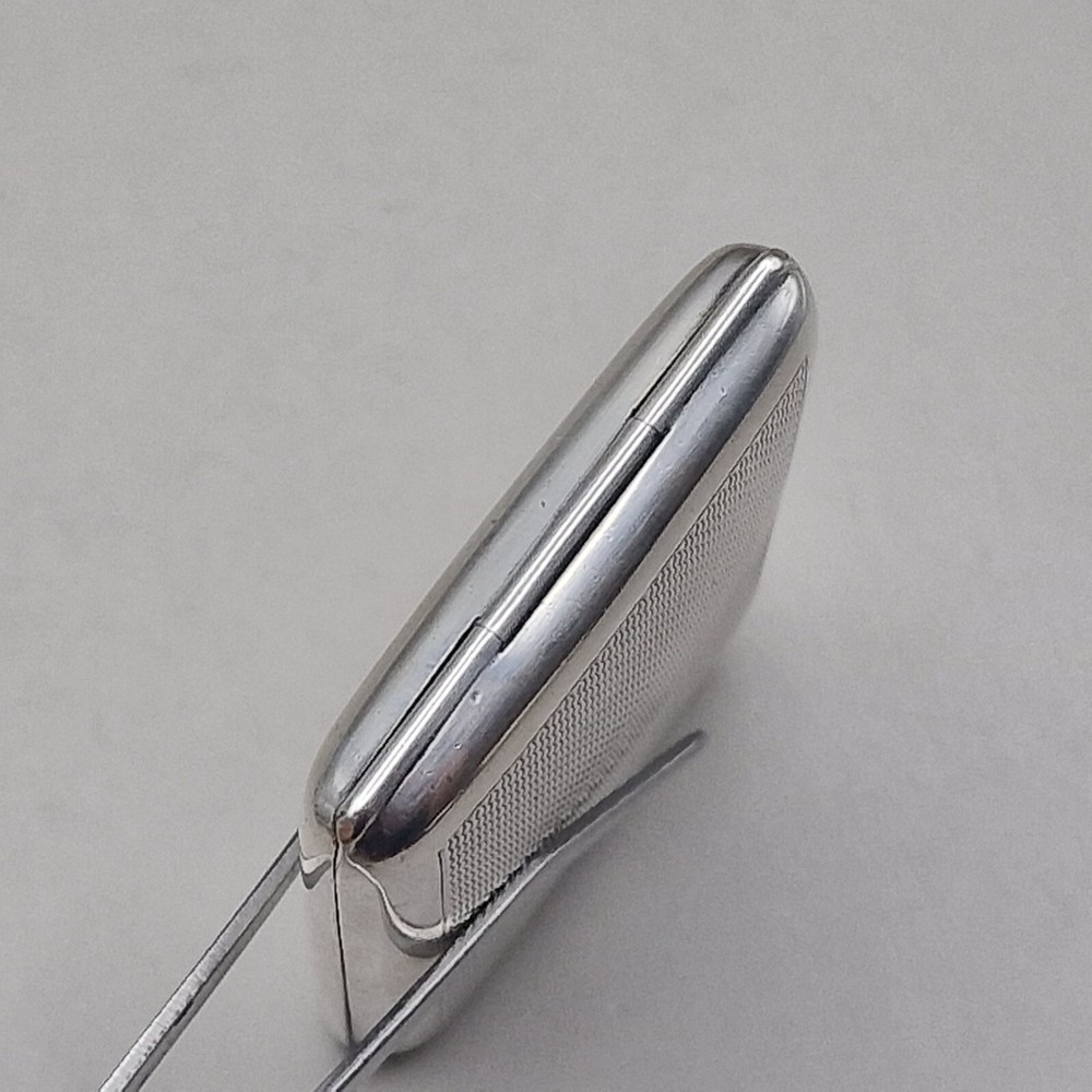 Sterling Silver Engine Turned Matchbook Case by Cohen & Charles 1928