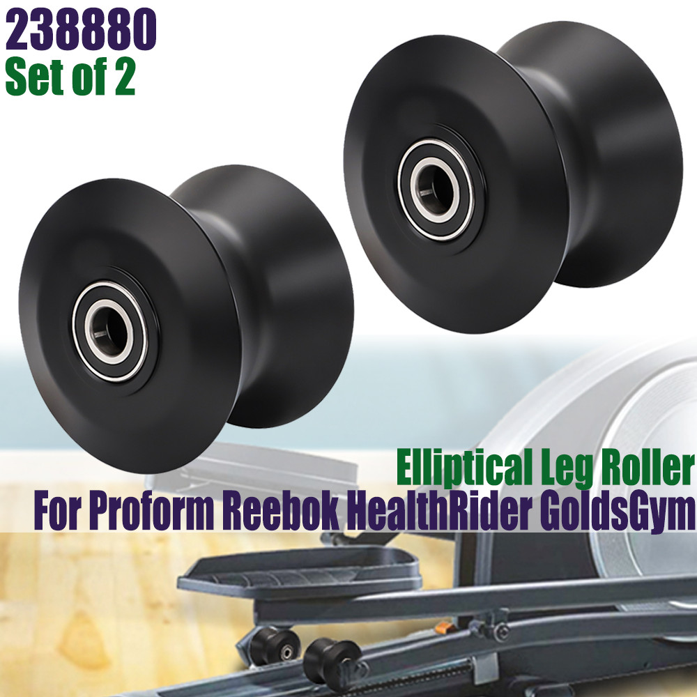 2pcs Elliptical Roller Wheel #238880 For - Nordictrack - Proform - Healthrider