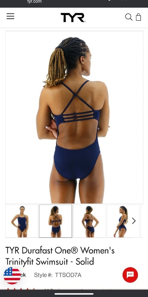 Tyr Trinityfit Solid 401 Navy Size S(30)