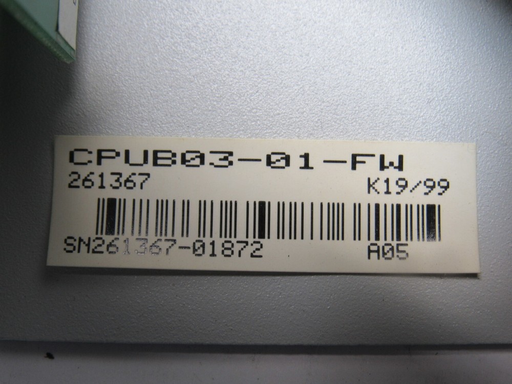 Indramat CPUB03-01-FW MT-CNC Serial Interface Controller Module W/Key