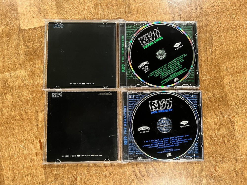 KISS autographed CD Collection