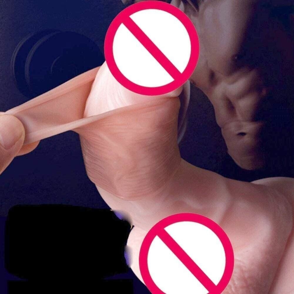 S+L Reusable Delayed Ejaculation Bigger Glans Penis Enlarger Sleeve Extender