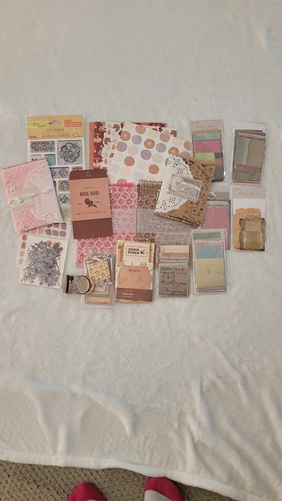 Junk Journal Supplies Multiple items