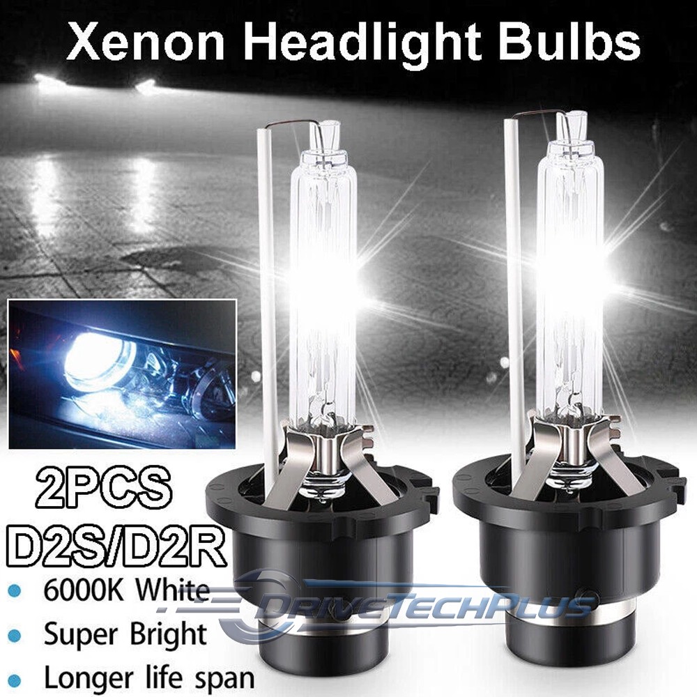 2X D2S D2R LED Headlight Bulb Replace HID Xenon Super White 6000K Conversion Kit