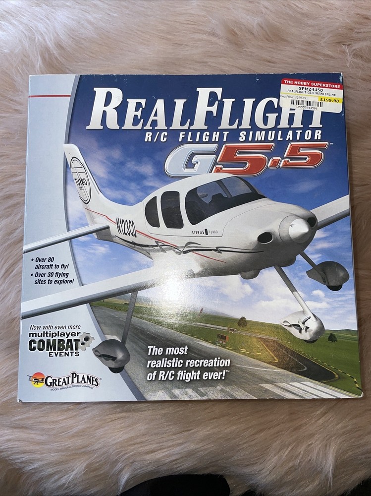 Real Flight Remote Control R/C Simulator G5.5 InterLink Elite Controller & RF7