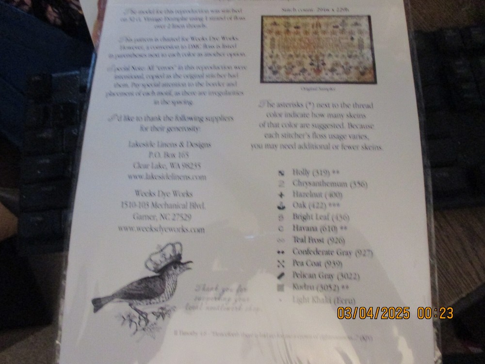 1837 Crown Sampler Plum Street Antiques needlework pattern just the pattern