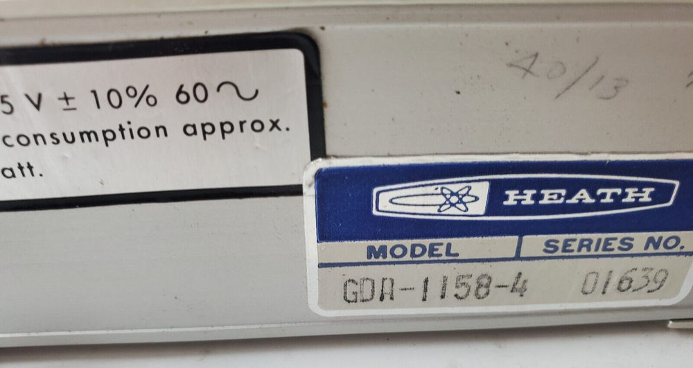 HEATHKIT ON/OFF TRANSMITTER MODULE MODEL GDA-1158-4 SERIES 01639 INPUT 115V