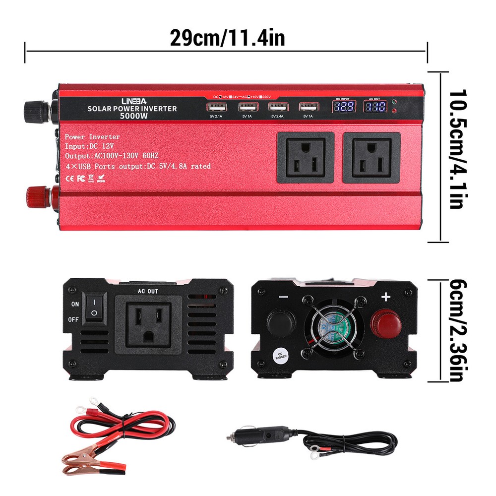 200W Foldable Mono Solar Panel & Charge Controller+Power Inverter for RV Camper