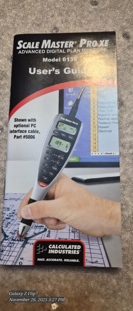 Scale Master Pro XE Digital Plan Measure