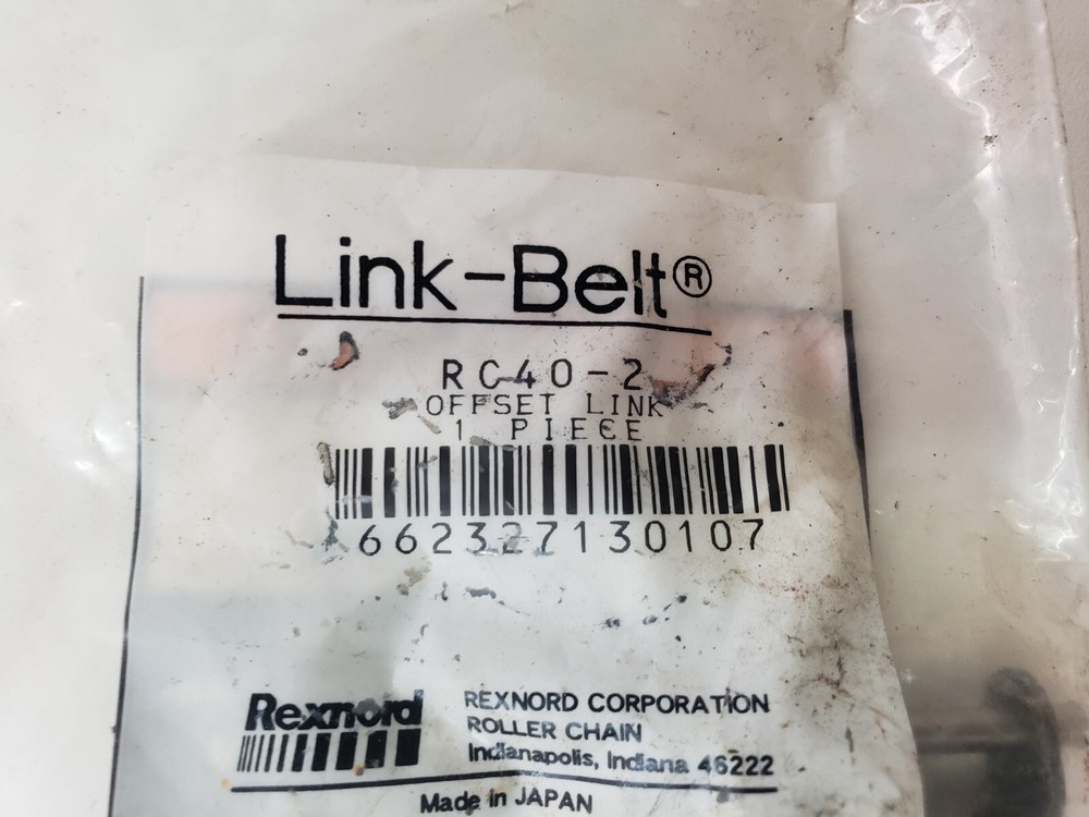 Link-Belt RC40-2 Offset Roller Chain Link