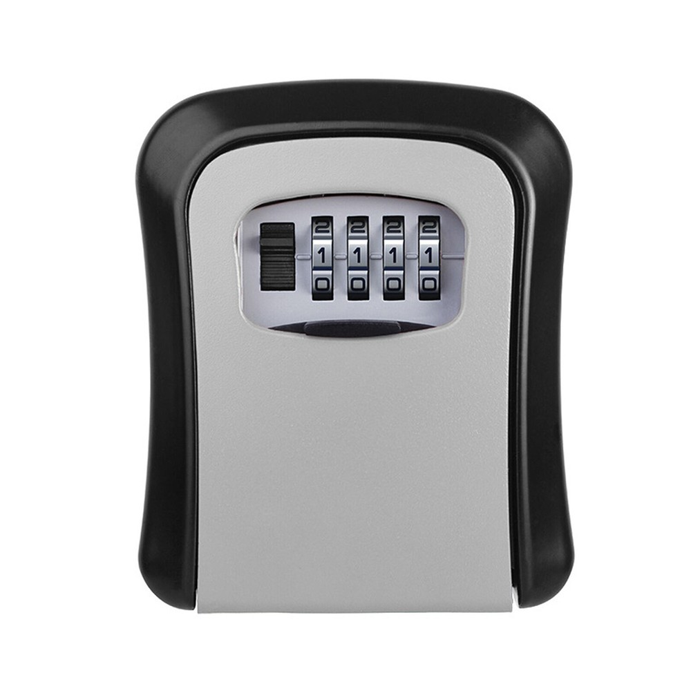 4 Digit Key Safe Lock Box Combination Wall Mount Security Storage Case Organizer