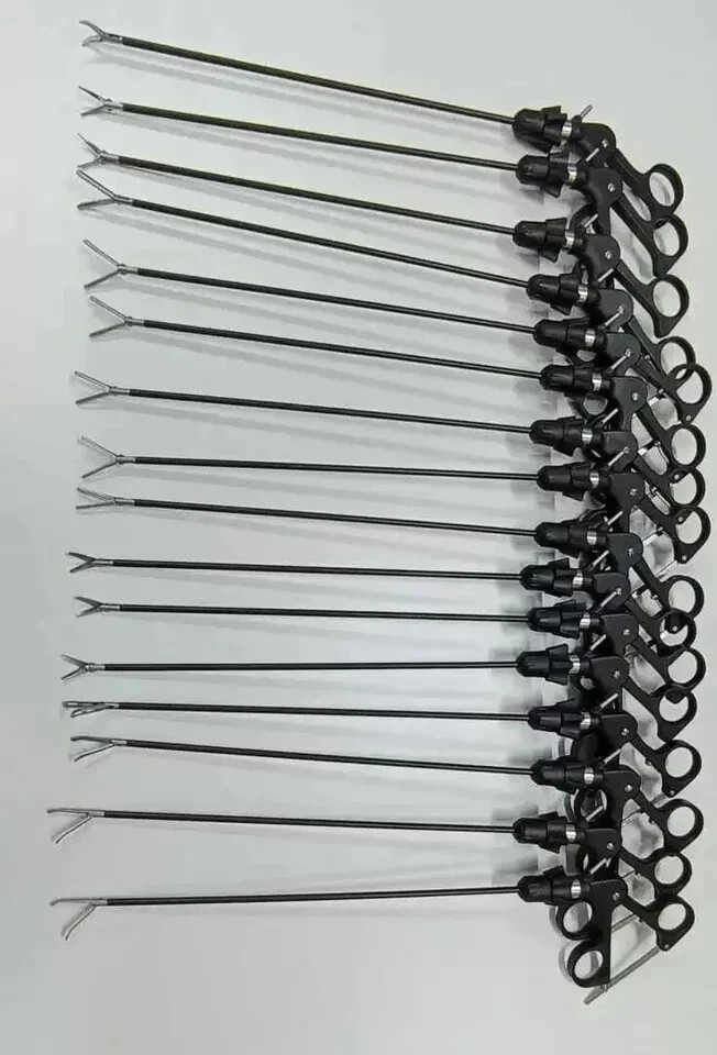 16pc Laparoscopic Fenestrated Grasper Curved Scissors Surgical Instruments Set