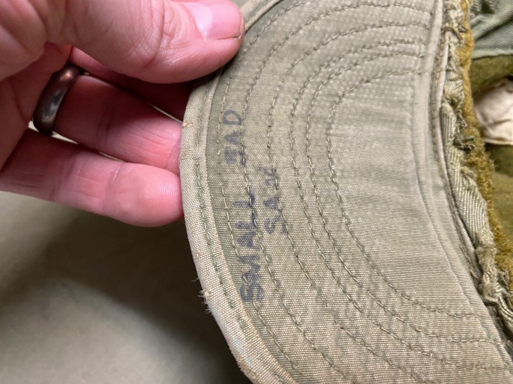 ORIGINAL POST WWII US ARMY M1943 WINTER PILE HAT CAP-MEDIUM SIZE 7