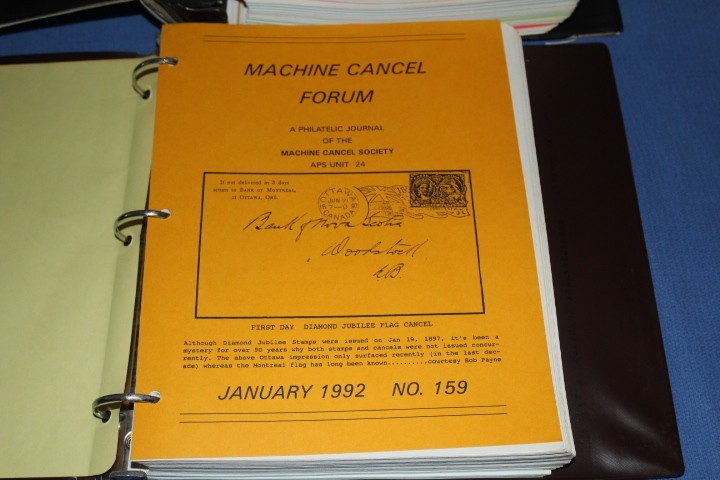 Machine Cancel Society Forum Journal HUGE offer various BlueLakeStamps Useful!