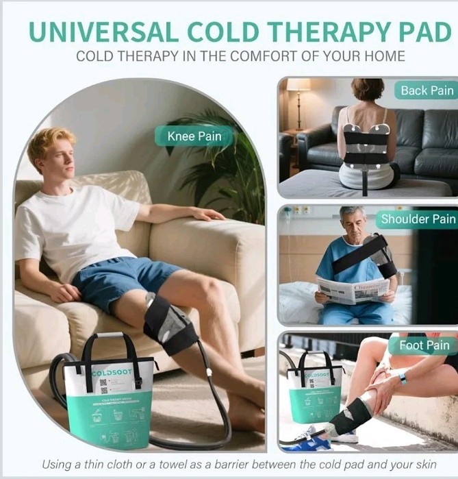 Cold Therapy Machine with Programmable Timer, Portable Ice Machine for Knee