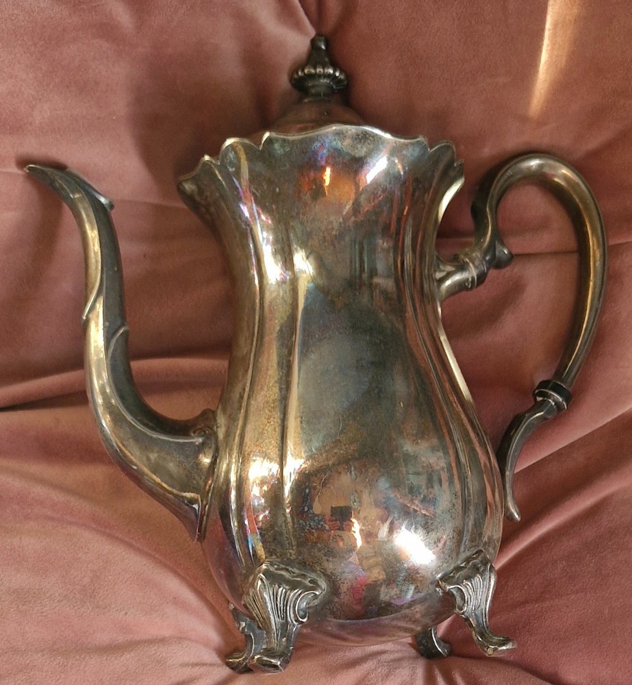 2 Silver plated Victorian Tea-Pots