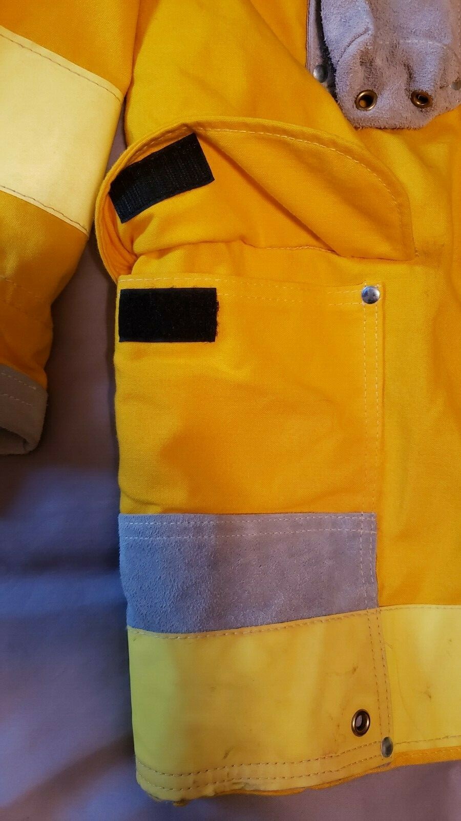 JANESVILLE LION Firefighter Bunker Turnout Coat Nomex, Gore-Tex, Lots of Leather