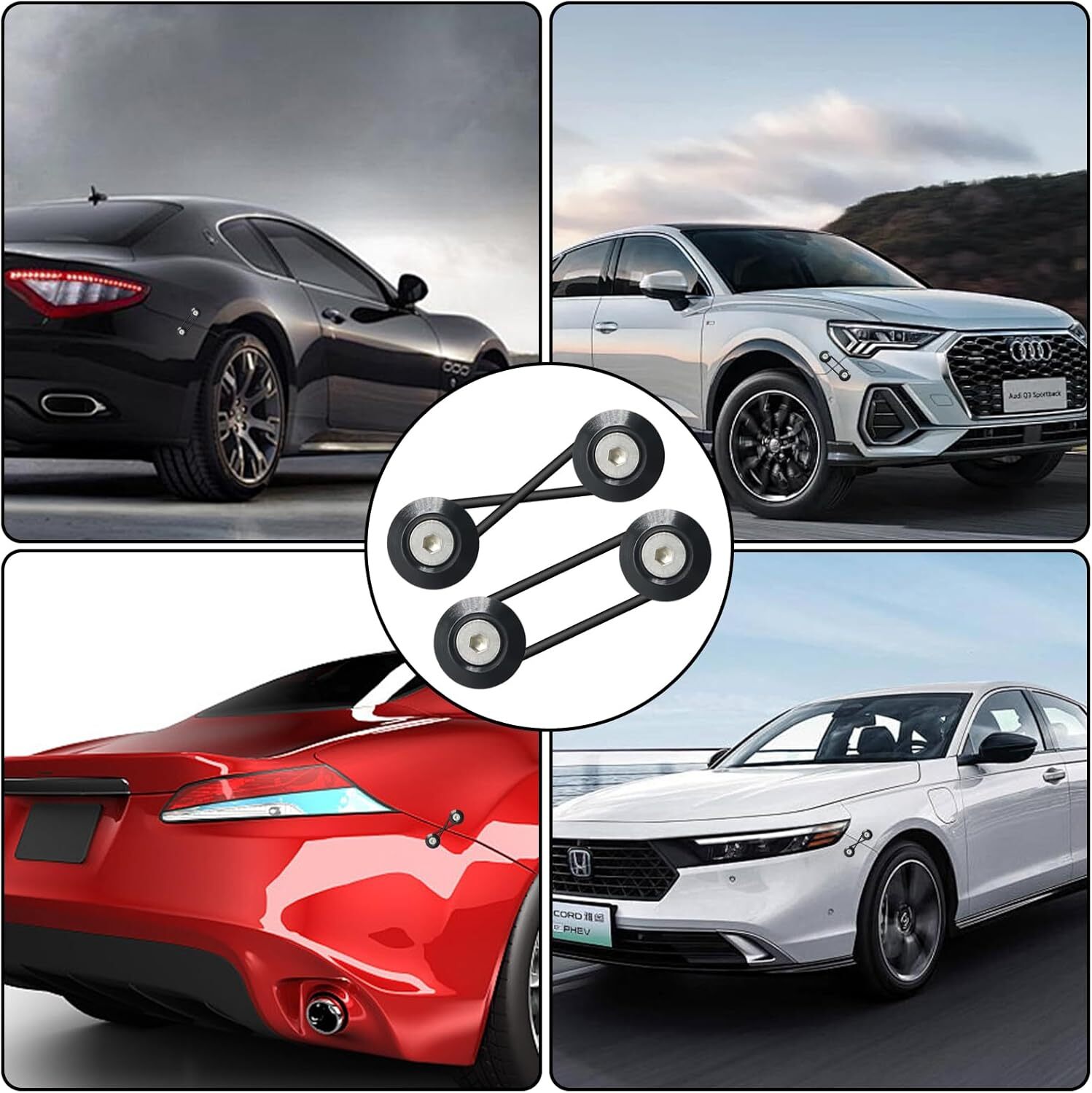 8PCS Bumper Quick Release Quick Release Bumper Clip Front Rear Bumper Fastener