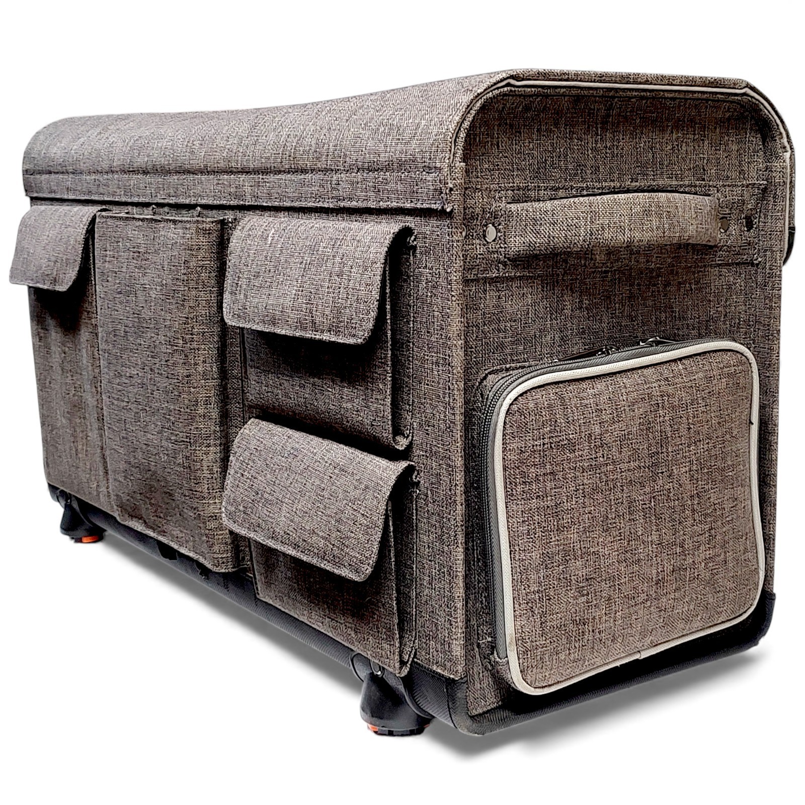 Cricut Craft Tote Grey Tweed Travel Storage Case (No Handle Or Wheels)