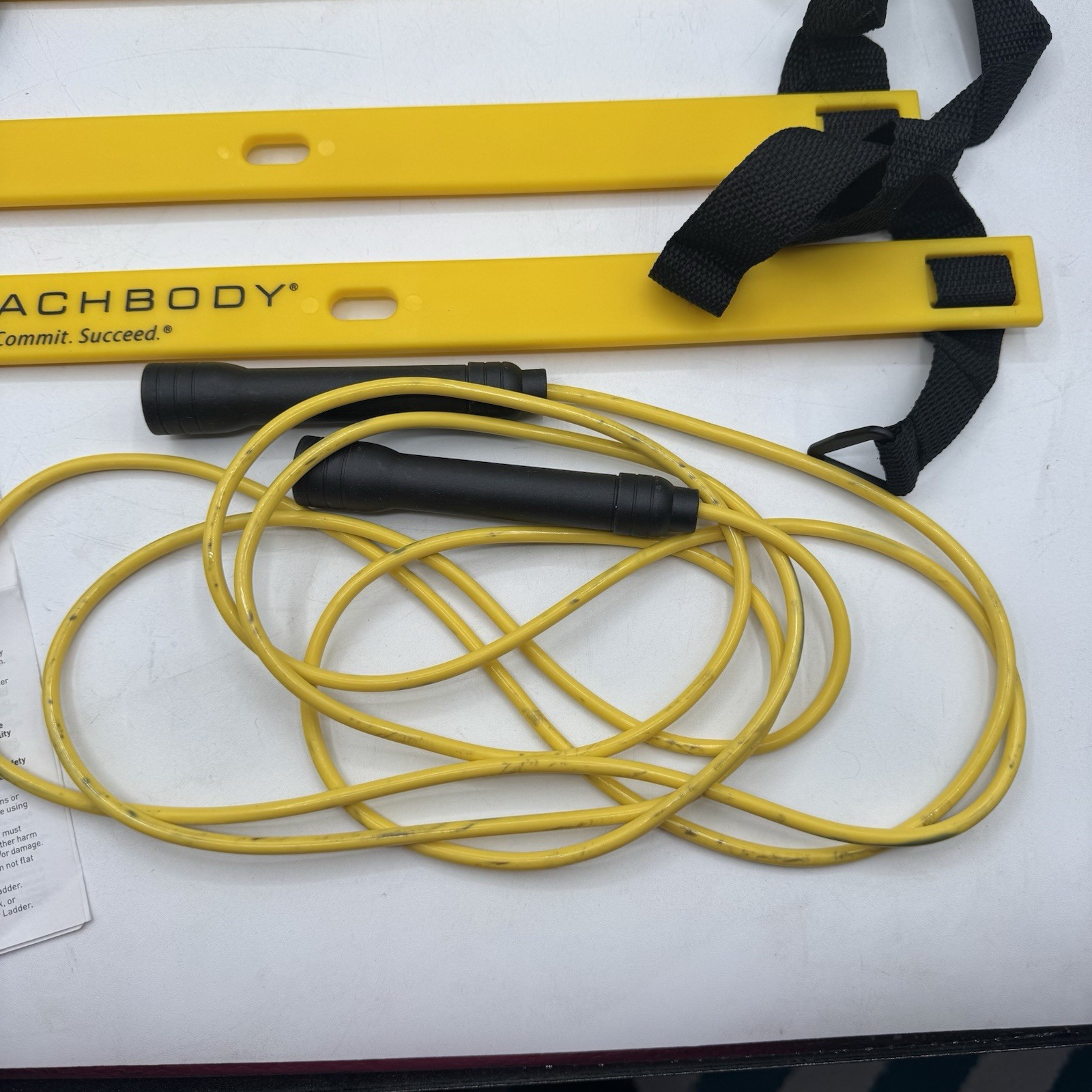 Beachbody Insanity the Asylum Agility Ladder & Jump Rope W Guide & Carry Bag
