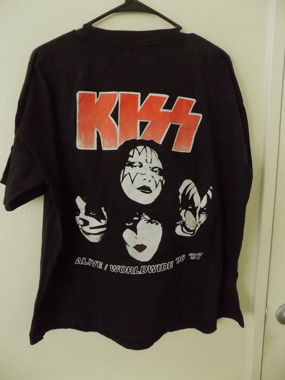 KISS DESTROYER '76-'96 20 YEARS DESTRUCTION Reunion Tour Concert T-Shirt XL Gene