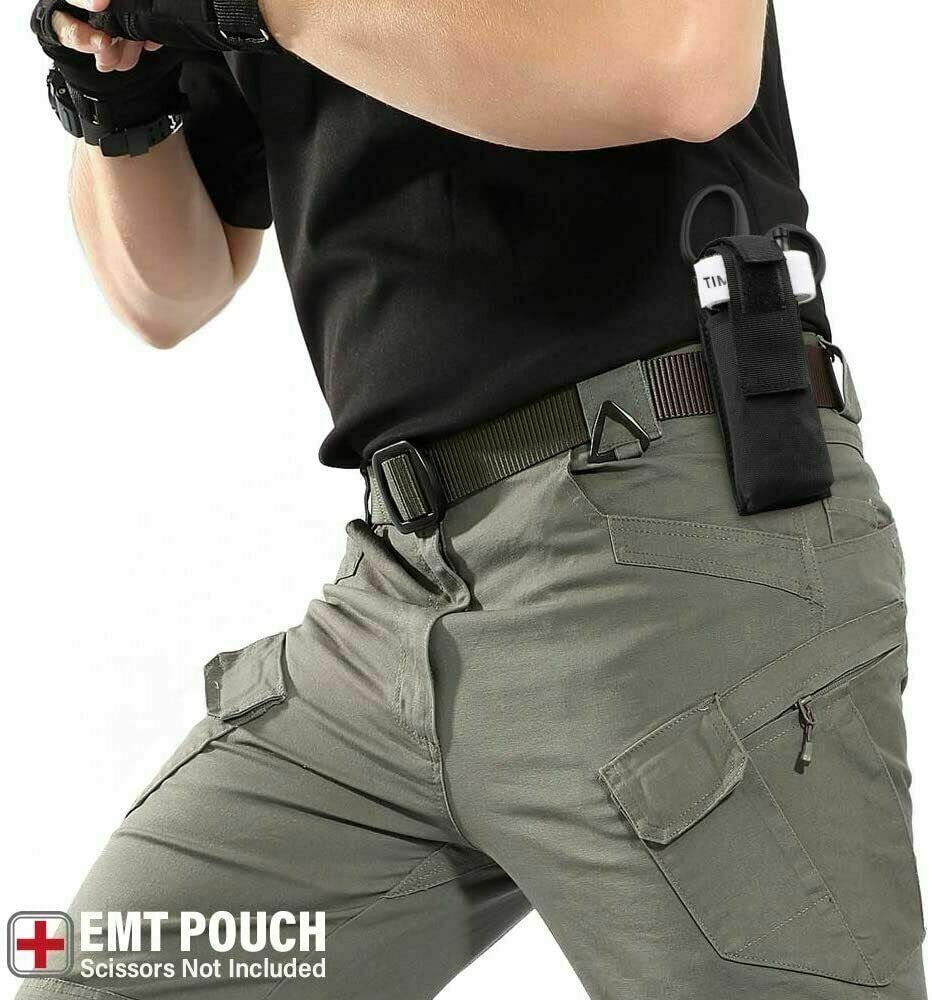 Tactical Molle Durable Tourniquet Pouch with Secure Snap and Hook & Loop Closure