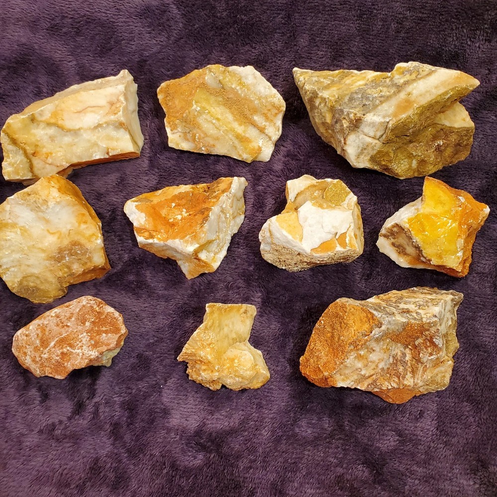 Ten Beautiful Decorative Rocks, Five Pounds