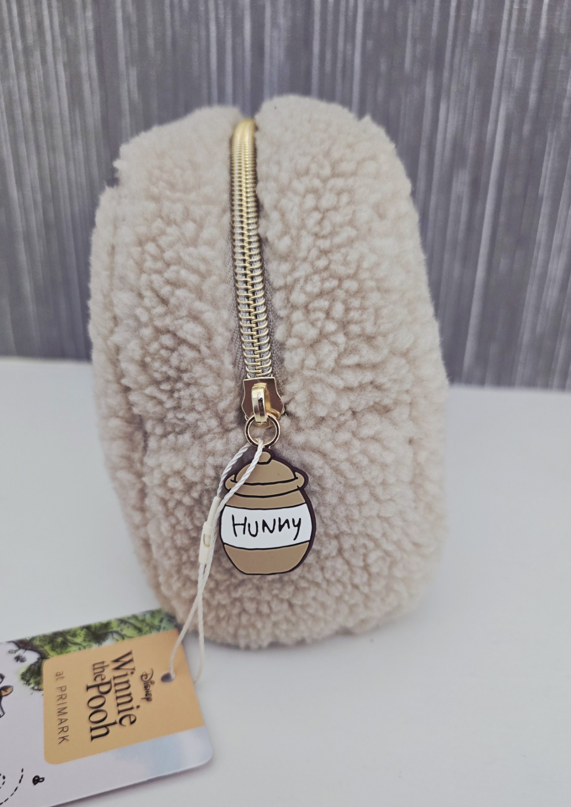 Disney Winnie The Pooh Fleece Makeup Bag NWT