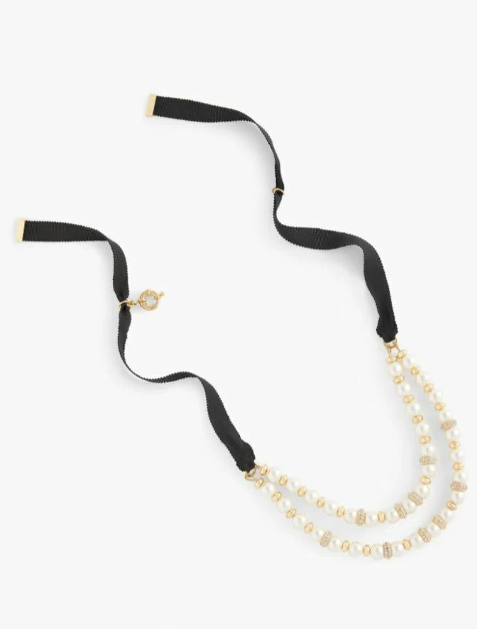 TALBOTS POLISHED PEARLS NECKLACE