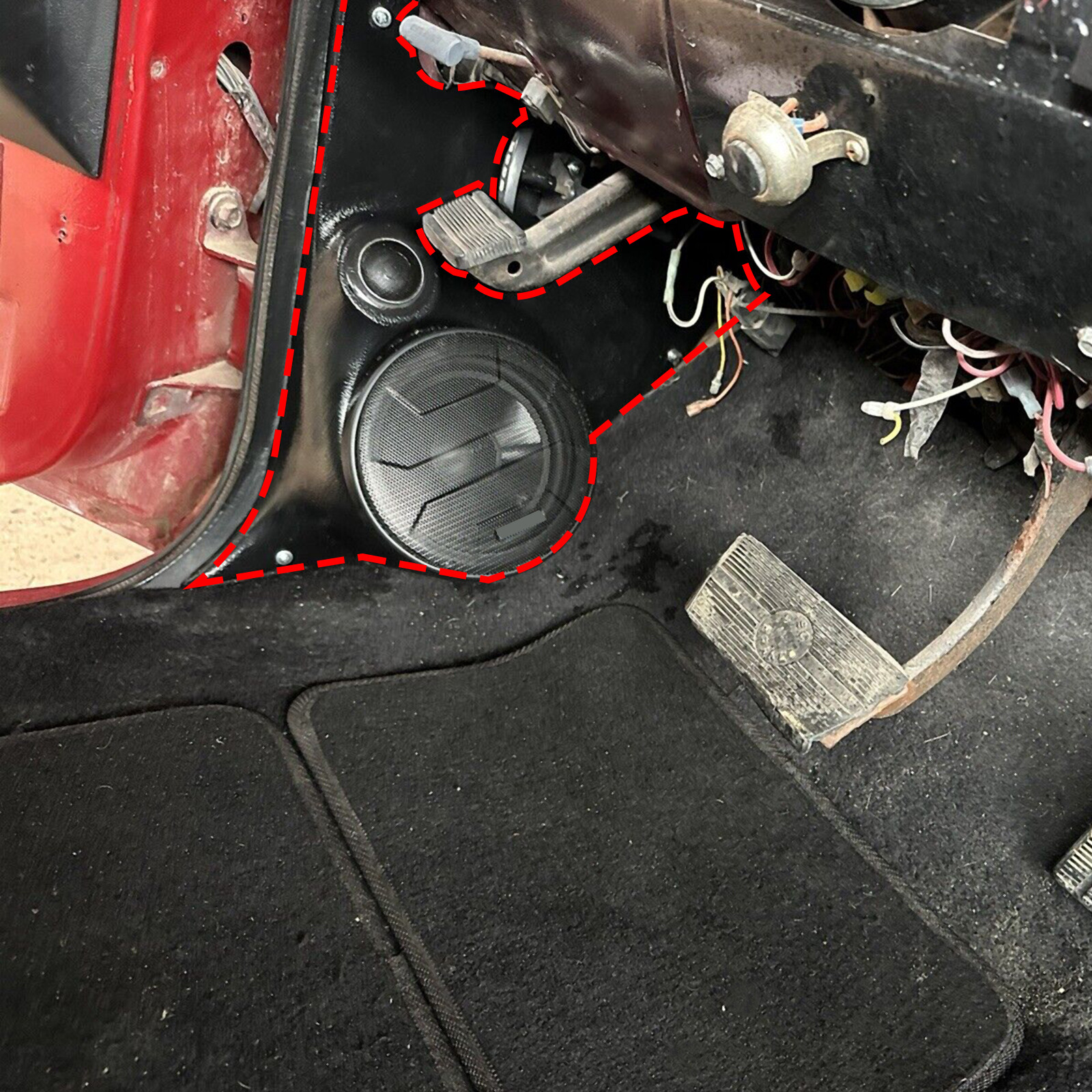 For 73-87 Chevy GMC pickup Truck blazer suburban speaker Kick Panels