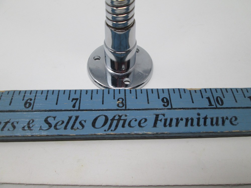 13 Inch Gooseneck Microphone Chrome with Base Mount