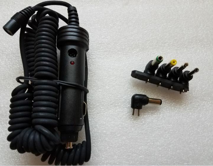 Universal 12V Replacement Power Cord With 5-Tips