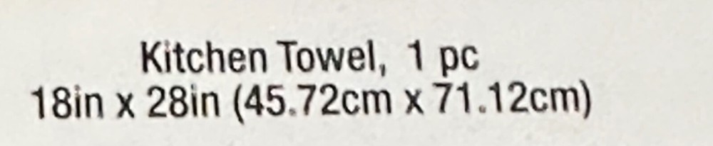 decorative kitchen towel