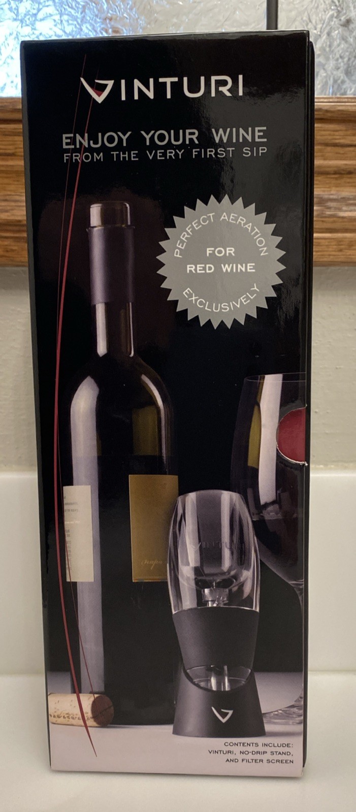 Vinturi Essential Red Wine Aerator New in Box - Enhance Your Red Wine