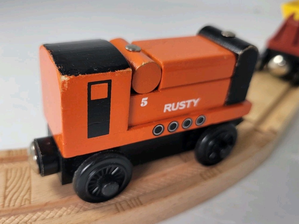 Thomas & Friends Wooden Railway Rusty Dumper Cement Mixer Train Tank Engine