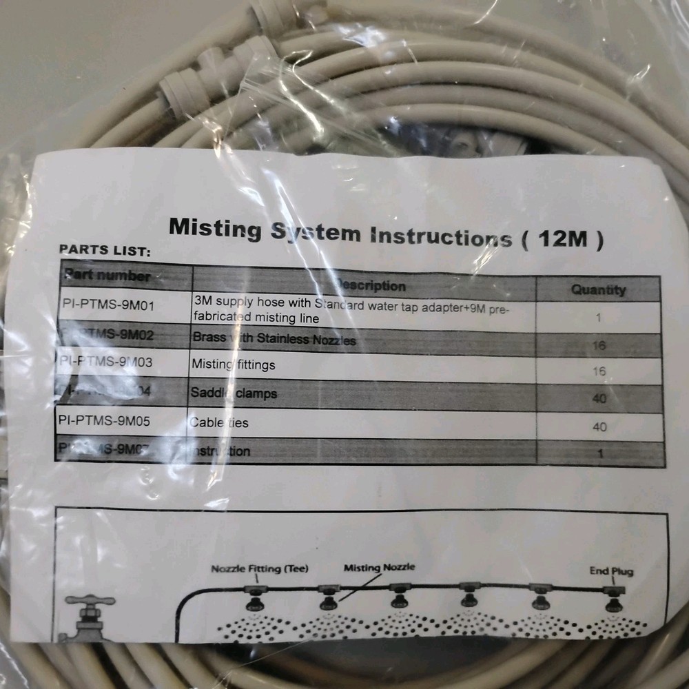New Misting System PI-PTMS-9M01 (12m)