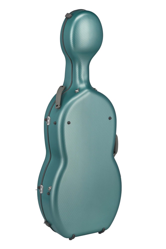 GEWApure cello case polycarbonate, model FUN, green-grey