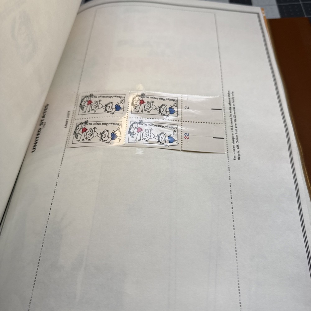 Harris Liberty US Plate Block Album